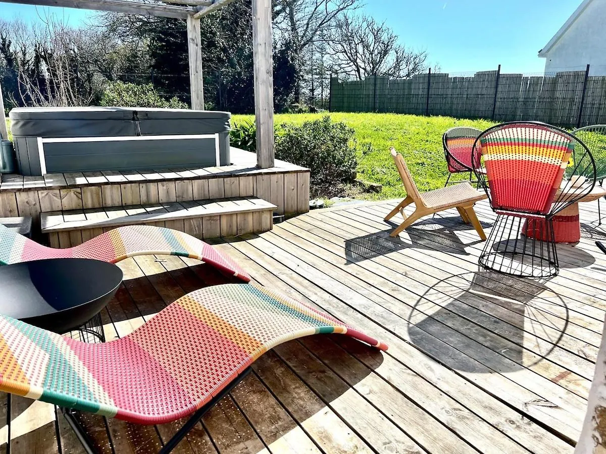 Koquillage, Cozy House With Hot Tub, Gr34, 10 People Vila Moëlan-sur-Mer