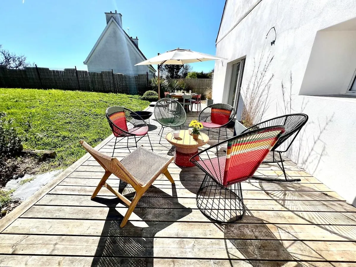 Casa de Férias Koquillage, Cozy House With Hot Tub, Gr34, 10 People Vila Moëlan-sur-Mer