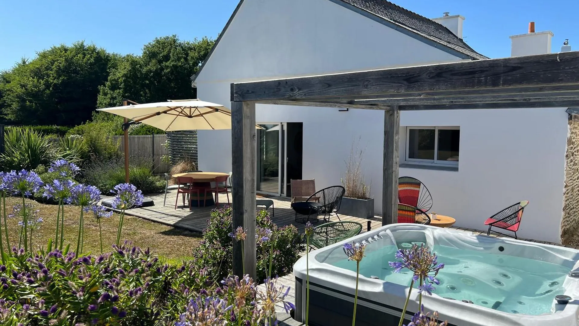 Koquillage, Cozy House With Hot Tub, Gr34, 10 People Vila Moëlan-sur-Mer 0*,
